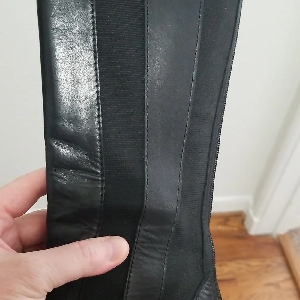 Taheri Women's Black High Boots Size 9 M